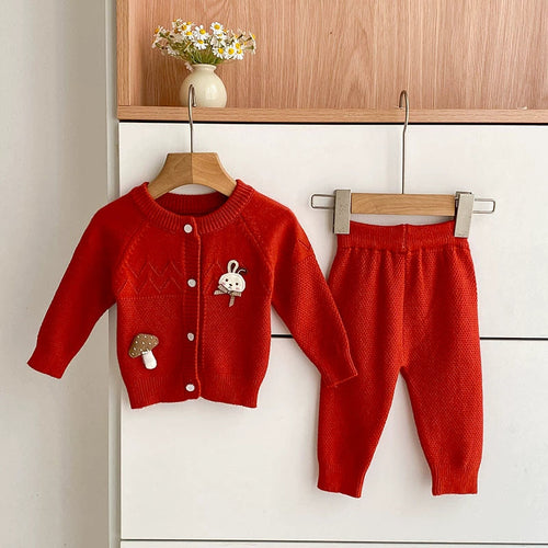Arrival Autumn Baby Girls Long Sleeves Hollow-out and Cartoon Pattern