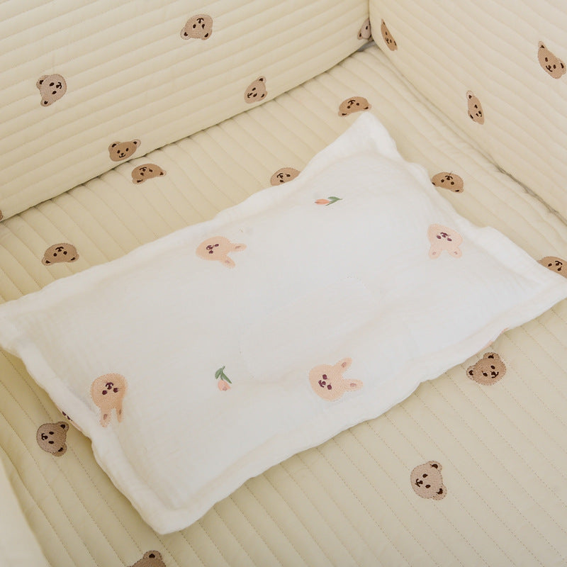 Children Molded Pillow, Breathable And Soft Gauze Cotton With