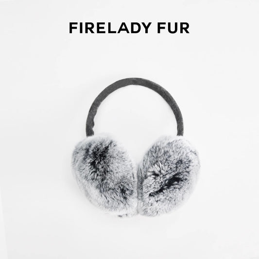 Autumn and Winter Plush Warm Fashionable Ear Protection Rabbit Fur Ear