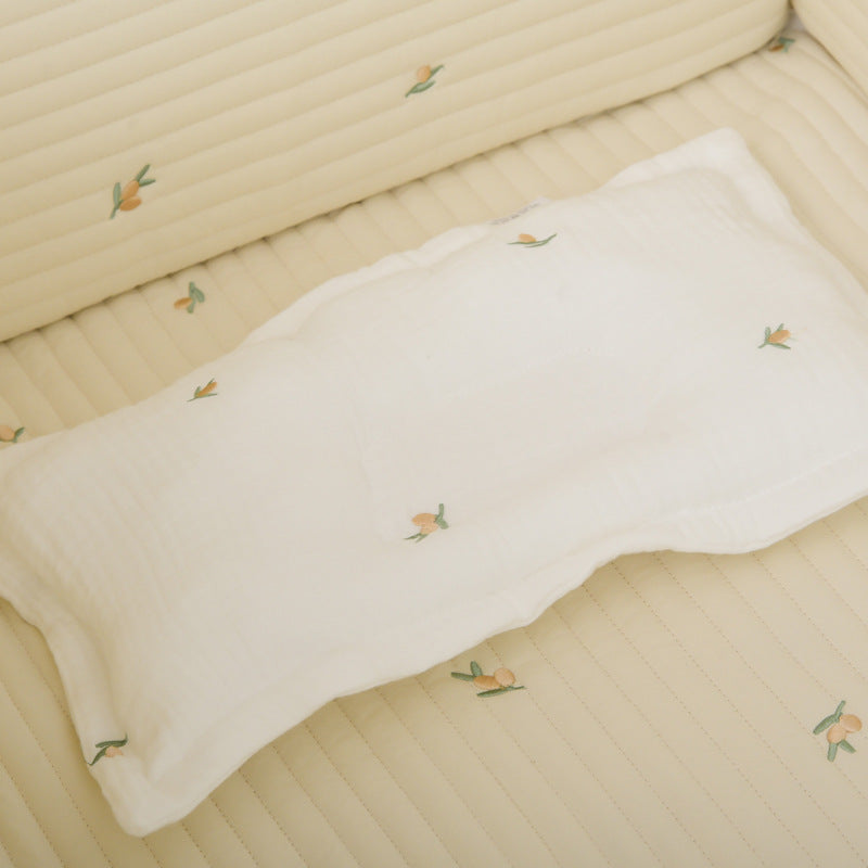 Children Molded Pillow, Breathable And Soft Gauze Cotton With